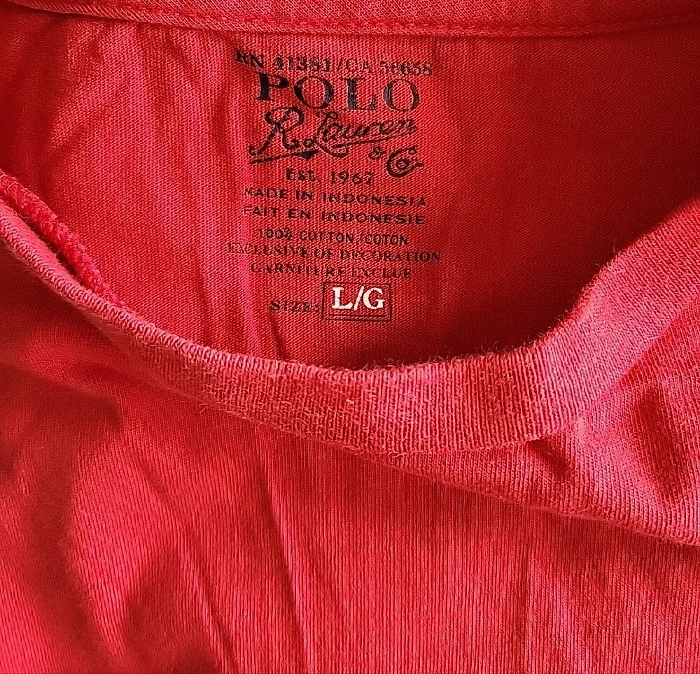 Polo Ralph Lauren bright red